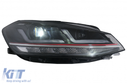 Osram Full LED Фарове LEDriving подходящи за VW Golf 7.5 Facelift (2017-2020) TFSI Look ъпгрейд за Халоген с Динамичен последователни Въртящи се светлини-image-6075263