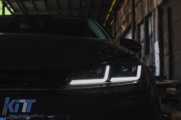 Osram Full LED Фарове LEDriving подходящи за VW Golf 7.5 Facelift (2017-2020) TFSI Look ъпгрейд за Халоген с Динамичен последователни Въртящи се светлини-image-6094105