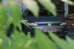 Osram Full LED Фарове LEDriving подходящи за VW Golf 7.5 Facelift (2017-2020) TFSI Look ъпгрейд за Халоген с Динамичен последователни Въртящи се светлини-image-6094106