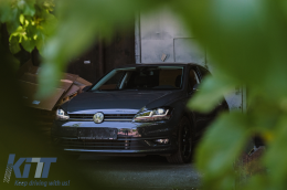 Osram Full LED Фарове LEDriving подходящи за VW Golf 7.5 Facelift (2017-2020) TFSI Look ъпгрейд за Халоген с Динамичен последователни Въртящи се светлини-image-6094109