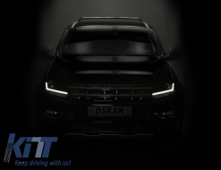 Osram LEDriving Full LED Headlights suitable for VW Amarok (2010-2021) Dynamic Sequential Turning Lights Black-image-6053668