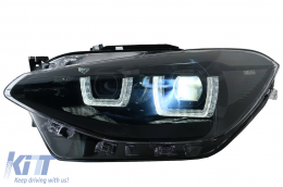 Osram LEDriving Full LED Headlights suitable for BMW 1 Series F20 F21 (06.2011-03.2015) Black-image-6067252