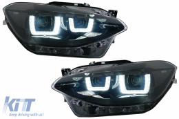 Osram LEDriving Full LED Headlights suitable for BMW 1 Series F20 F21 (06.2011-03.2015) with Osram Full LEDriving Mirror Indicators Dynamic Sequential Turning Lights-image-6068070