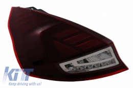 OSRAM LEDriving Taillights Full LED suitable for Ford Fiesta MK7.5 Facelift (2013-2017) Dynamic Sequential Turning Lights Black Edition-image-6055935