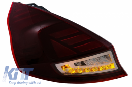 OSRAM LEDriving Taillights Full LED suitable for Ford Fiesta MK7.5 Facelift (2013-2017) Dynamic Sequential Turning Lights Black Edition-image-6055941