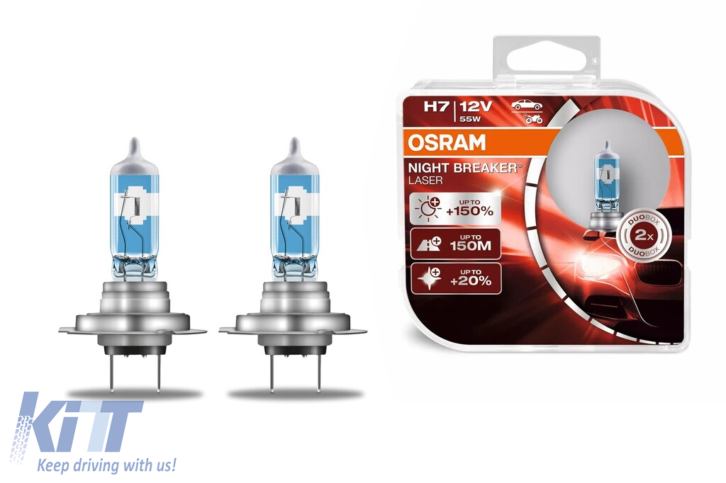 OSRAM NIGHT BREAKER LASER H7 Halogen Headlamp 64210NL-HCB 12V