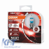 Osram Night Breaker Laser HB4 Lampe halogène + 110% 9006NL-HCB 12V 51W 2 pcs-image-6060955