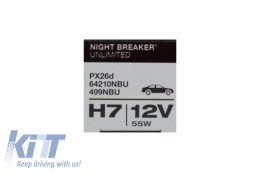 OSRAM NIGHT BREAKER UNLIMITED H7 Halogen Headlamp 12V 55W-image-6044683