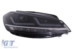 
Osram teljes LED első lámpák VW Golf 7.5 VII Facelift (2017-től) modellekhez, fekete frissítés Xenon és Halogen nappali menetfényes autókhoz-image-6074751