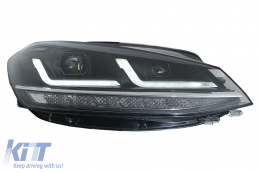 
Osram teljes LED első lámpák VW Golf 7.5 VII Facelift (2017-től) modellekhez, fekete frissítés Xenon és Halogen nappali menetfényes autókhoz-image-6074754