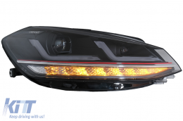 
Osram teljes LED első lámpák VW Golf 7.5 VII Facelift (2017-től) modellekhez, GTI frissítés Xenon és Halogen nappali menetfényes autókhoz-image-6075273