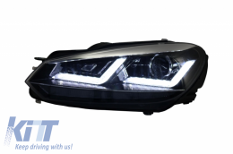 Osram Ксенон Upgrade Фарове LEDriving подходящи за VW Golf 6 VI (2008-2012) Хром LED Динамичен последователни Въртящи се светлини-image-6029348