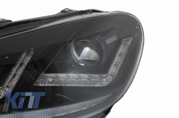 Osram Xenon Fari Fanali per VW Golf 6 VI 08-12 Nero LED Dynamic Turning Lights-image-6029330