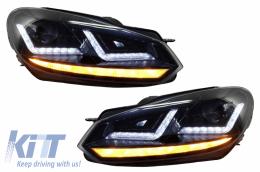 Osram Xenon Fari Fanali per VW Golf 6 VI 08-12 Fendinebbia LED Dynamic Lights-image-6062396