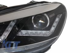 Osram Xenon Fari Fanali per VW Golf 6 VI 08-12 Fendinebbia LED Dynamic Lights-image-6062451