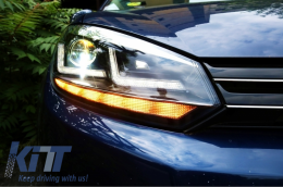 Osram Xenon Fari Fanali per VW Golf 6 VI 08-12 Fendinebbia LED Dynamic Lights-image-6062453