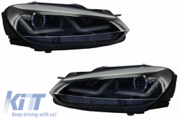 Osram Xenon fejlesztett Első lámpák LEDriving Volkswagen Golf 6 VI (2008-2012) króm LED dinamikus sorozatos kanyarodó lámpák-image-6029349