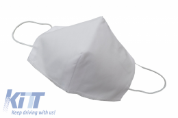 Package of 50 Reusable Triangle Mask 96% Cotton and 4% Elastane 2 Layers Unisex Washable-image-6062106