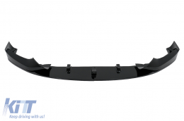 Parachoque spoiler Labio para BMW Serie 5 G30 Limousine G31 Touring 17-19 M Deportivo Diseño Negro brillante-image-6100945