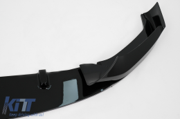 Parachoque spoiler Labio para BMW Serie 5 G30 Limousine G31 Touring 17-19 M Deportivo Diseño Negro brillante-image-6100948