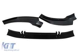 Parachoques Add-On Spoiler Lip para Audi A5 F5 Facelift S-Line 20+ Negro brillante-image-6092304