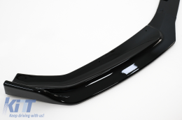 Parachoques delantero Add-On Labio Spoiler para Audi A5 F5 2017-2019 Negro brillante-image-6070898