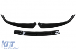 Parachoques delantero Add-On Labio Spoiler para Tesla Model S 16-20 5 puertas-image-6093723