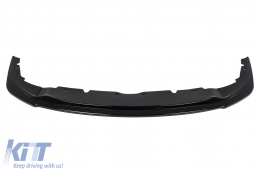 Parachoques Delantero Labio Spoiler para BMW Serie 1 F40 M Sport 2019+ Negro brillante-image-6100544