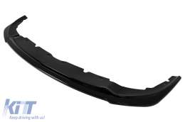 Parachoques Delantero Labio Spoiler para BMW Serie 1 F40 M Sport 2019+ Negro brillante-image-6100547