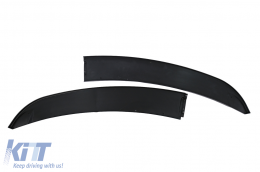 Parachoques Delantero Labio Spoiler para BMW Serie 3 E90 E91 LCI M-Tech 2008-2011 Sedan Touring Negro brillante-image-6100540