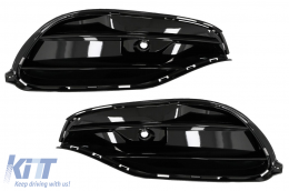 Parachoques delantero lateral Rejillas para Mercedes CLA W117 C117 X117 2013-2018 Facelift CLA45 Look-image-6085899