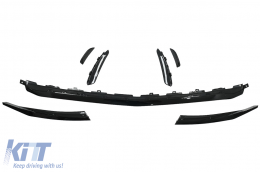 Parachoques labio Extensión Para MERCEDES A W177 V177 04.2018-2022 A35 Look Negro-image-6087178