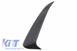 Parachoques Trasero Flaps Flics Aletas Laterales para Mercedes C W205 14-20 Carbon Film-image-6046207