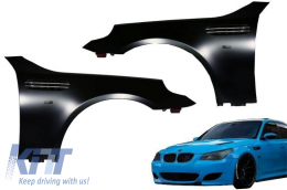 Parafanghi anteriori per BMW Serie 5 E60 E61 Berlina Touring 03-10 M5 Look-image-6081544