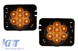 Parafanghi laterali LED per JEEP Wrangler JK 2007-2016 Luci Amber Light-image-6025568