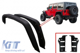 Parafanghi posteriori Crusher per Jeep Wrangler Rubicon JK 07-17-image-6075949