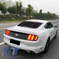 Parasole per Ford Mustang Mk6 VI 15-19 Louvers lunotto Copertura-image-6046874