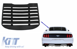 Parasole per Ford Mustang Mk6 VI 15-19 Louvers lunotto Copertura-image-6048295