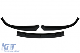 Paraurti Add-On Spoiler Lip per Tesla Model S 16-20 5-porte Liftback Nero Lucido-image-6093724