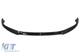 Paraurti Add-On Spoiler Lip per Tesla Model S 16-20 5-porte Liftback Nero Lucido-image-6093726