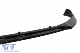 Paraurti Add-On Spoiler Lip per Tesla Model S 16-20 5-porte Liftback Nero Lucido-image-6093728