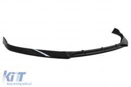 Paraurti Add-On Spoiler Lip per Tesla Model S 16-20 5-porte Liftback Nero Lucido-image-6093730