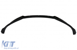 Paraurti Add-On Spoiler Lip per Tesla Model S 16-20 5-porte Liftback Nero Lucido-image-6093731