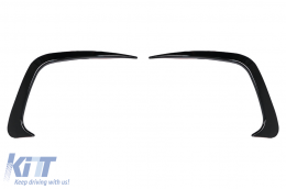 Paraurti Alette Pinne laterali Flic per BMW Serie 3 G20 G21 G28 M-Sport 2018+ Nero lucido-image-6100587