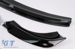 Paraurti anteriore Add-On Spoiler Lip per Tesla Model 3 2017+ Nero lucido-image-6071234