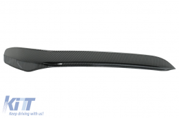 Paraurti anteriore Alette laterali per VW Golf 7.5 GTI 5G Hatchback 17-20 carbonio Look-image-6091130