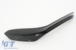 Paraurti anteriore Alette laterali per VW Golf 7.5 GTI 5G Hatchback 17-20 carbonio Look-image-6091132