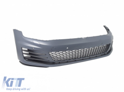 Paraurti anteriore con Gonne laterali per VW Golf VII 7 Hatchback 2013-2017 GTI Look-image-6014978