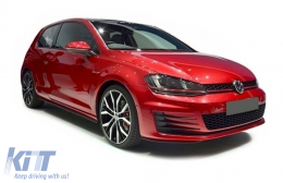 Paraurti anteriore con Gonne laterali per VW Golf VII 7 Hatchback 2013-2017 GTI Look-image-6014984