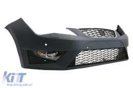 Paraurti anteriore con Luci DRL per Seat Leon 5F 2013-10.2016 FR Design-image-6051527